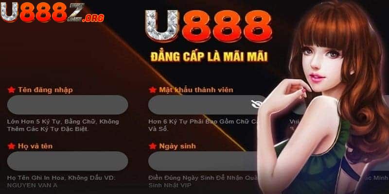 Hướng dẫn chi tiết quy trình đăng ký u888 dành cho tân thủ mới